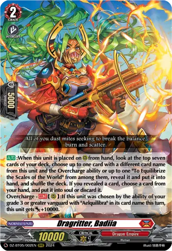Dragritter, Badiia