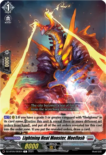 Lightning Heat Monster, Moeflash
