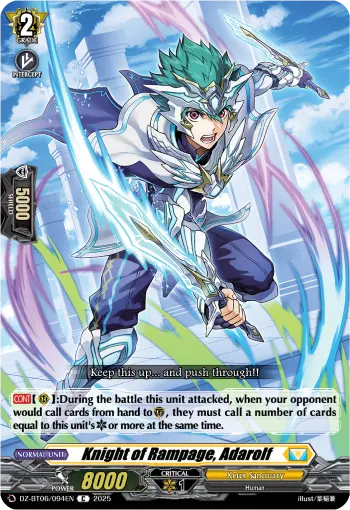 Knight of Rampage, Adarolf