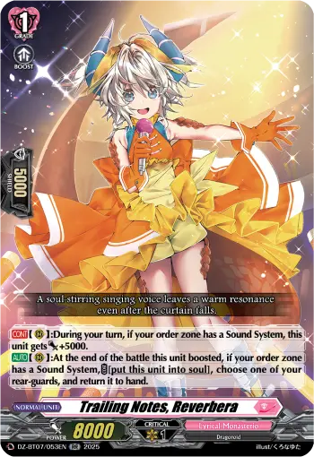 Trailing Notes, Reverbera