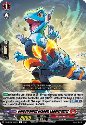 Unrestrained Dragon, Laddieraptor