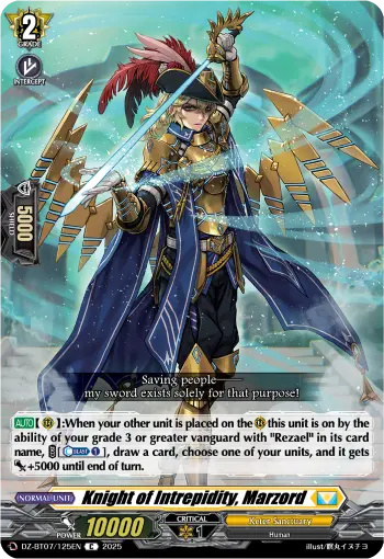 Knight of Intrepidity, Marzord