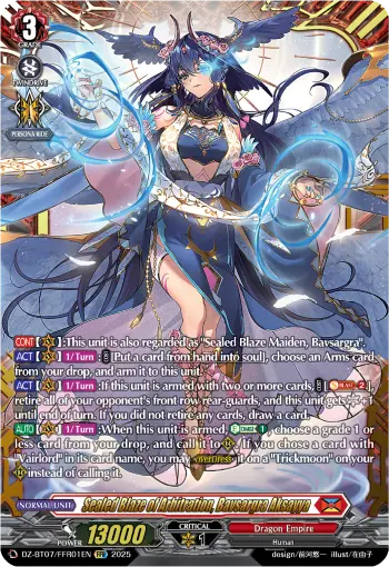 Sealed Blaze of Arbitration, Bavsargra Aksayya