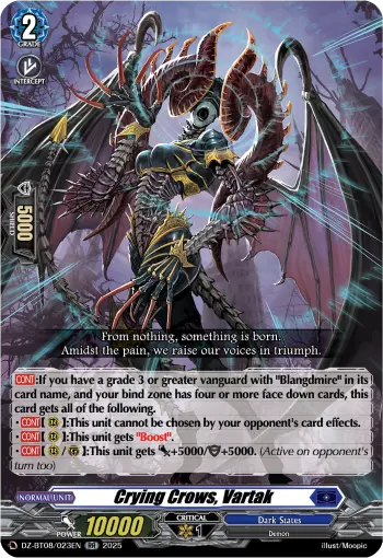 Crying Crows, Vartak
