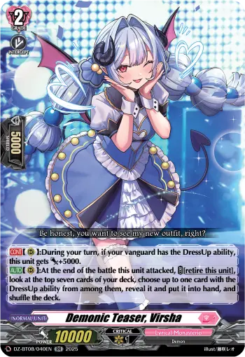 Demonic Teaser, Virsha
