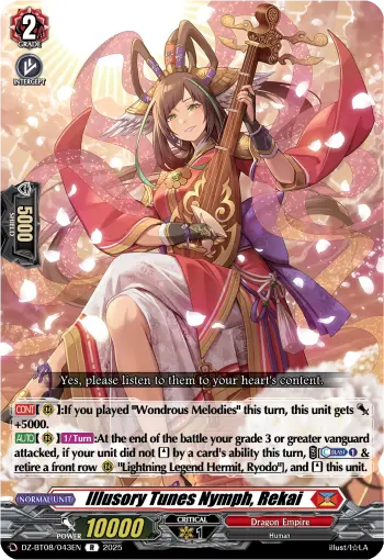 Illusory Tunes Nymph, Rekai