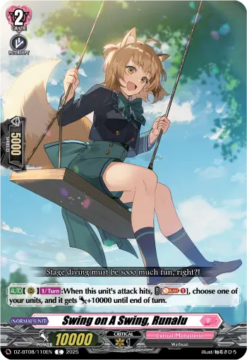 Swing on A Swing, Runalu