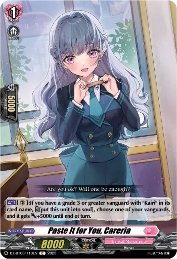 Paste It for You, Careria