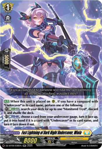 Fast Lightning of Dark Night Undercover, Wiola