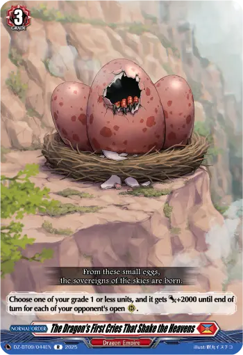 The Dragon's First Cries That Shake the Heavens