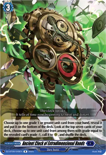 Ancient Clock of Extradimensional Hands