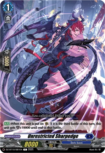 Unrestricted Sharpedge