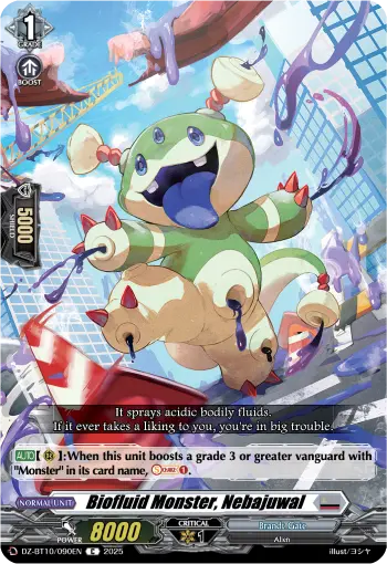Biofluid Monster, Nebajuwal