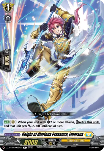 Knight of Glorious Presence, Emeraus