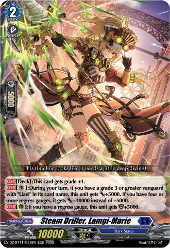 Steam Driller, Lamgi-Marie