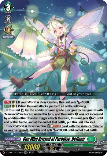 One Who Arrived at Paradise, Bellnoir