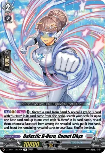 Galactic B-Hero, Comet Elkys