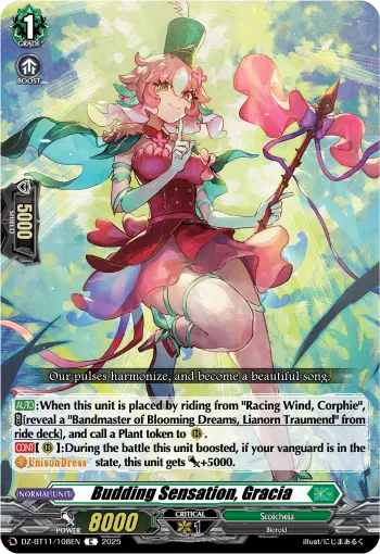 Budding Sensation, Gracia