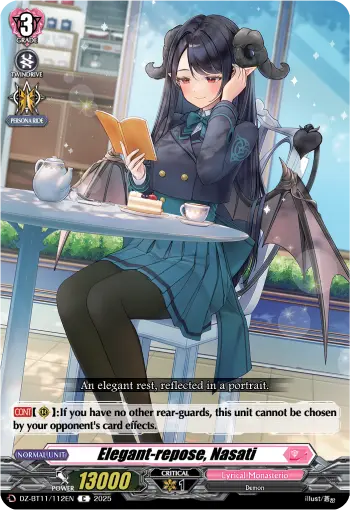 Elegant-repose, Nasati