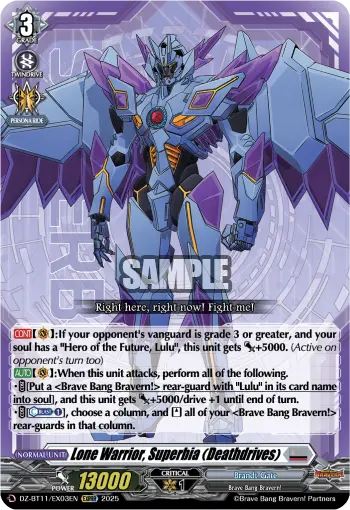 Lone Warrior, Superbia (Deathdrives)