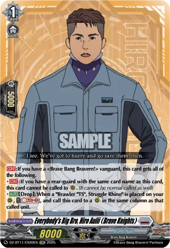 Everybody's Big Bro, Hiro Aulii (Brave Knights)