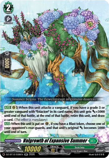 Valgrowth of Expansive Summer