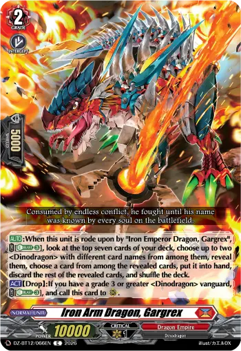Iron Arm Dragon, Gargrex