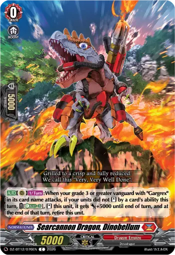 Searcannon Dragon, Dinobellum