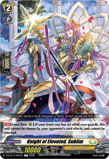 Knight of Elevated, Sublim