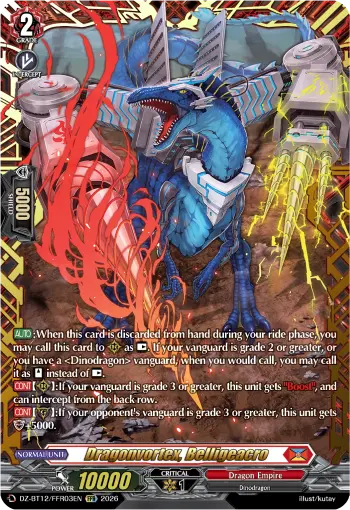 Dragonvortex, Belligeacro