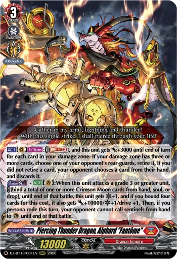 Piercing Thunder Dragon, Alphard "Fantôme"