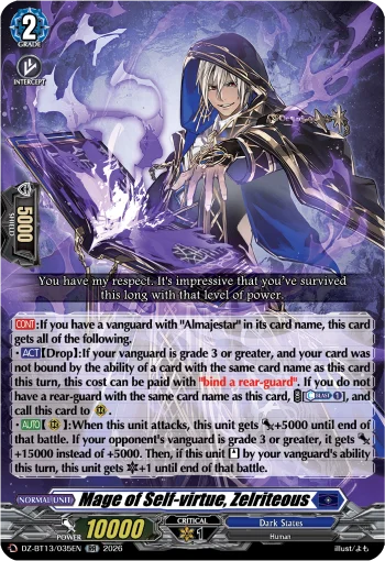 Mage of Self-virtue, Zelriteous