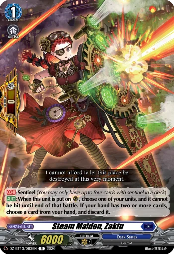 Steam Maiden, Zaktu