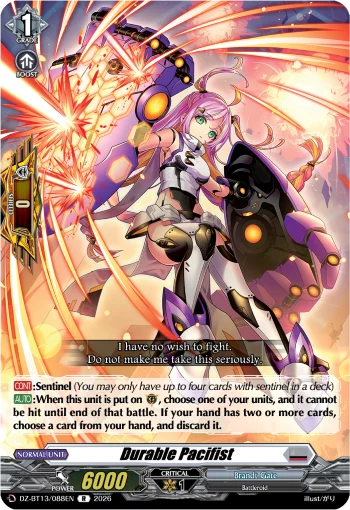 Durable Pacifist