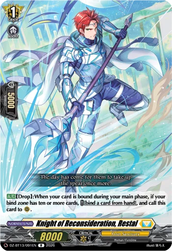 Knight of Reconsideration, Restal