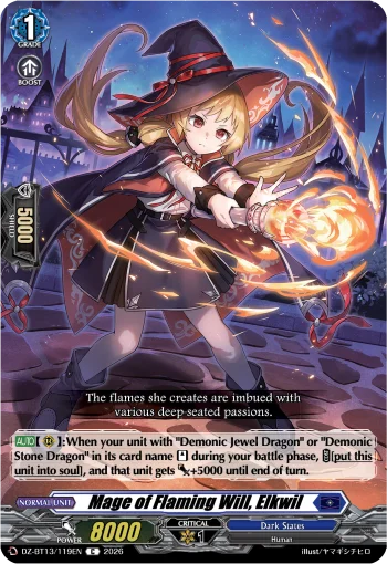 Mage of Flaming Will, Elkwil