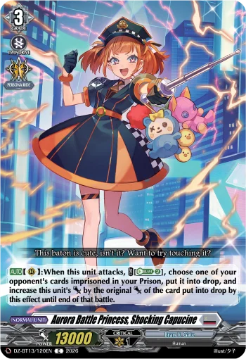 Aurora Battle Princess, Shocking Capucine