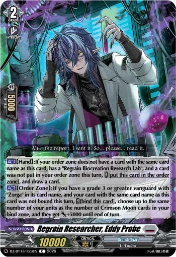 Regrain Researcher, Eddy Probe