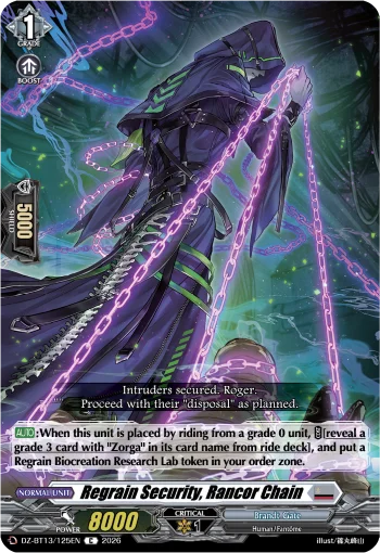 Regrain Security, Rancor Chain