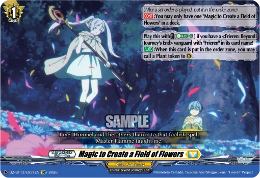 Magic to Create a Field of Flowers