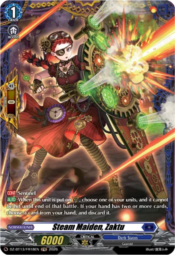 Steam Maiden, Zaktu