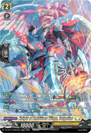 Knight of Ambitious Wings, Colgaflan