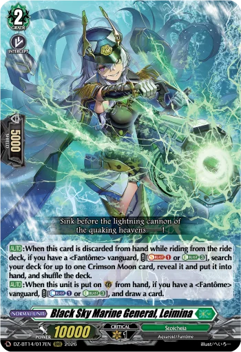 Black Sky Marine General, Leimina