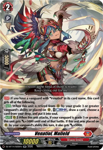Venatiol, Malield