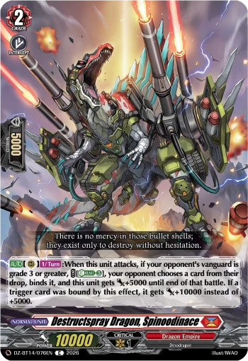 Destructspray Dragon, Spinoodinace
