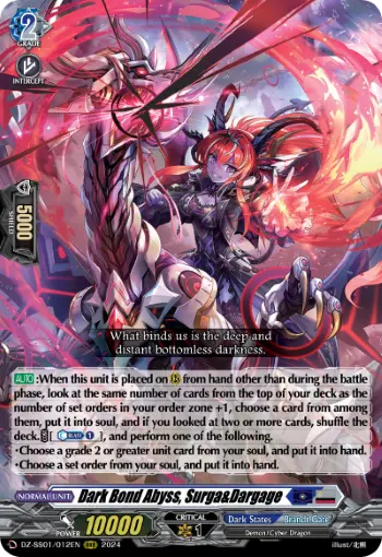 Dark Bond Abyss, Surga&Dargage