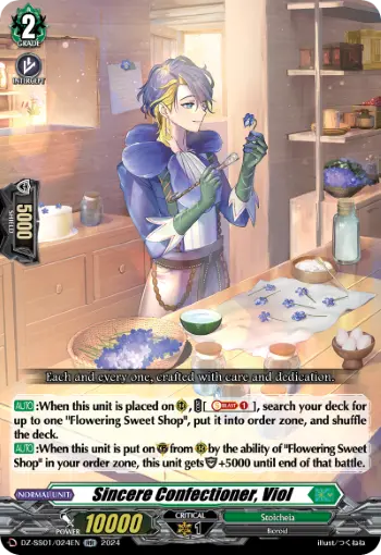 Sincere Confectioner, Viol