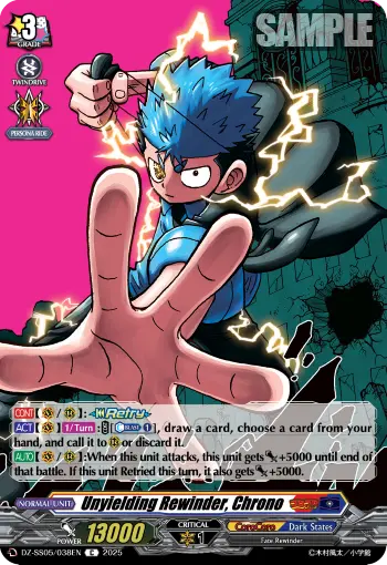 Unyielding Rewinder, Chrono