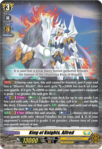 King of Knights, Alfred