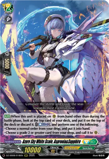 Azure Sky White Scale, Aspronia&Sapphira